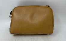 Load image into Gallery viewer, Michael Kors Womens Light Brown Leather Triple Compartment Dome Crossbody Purse