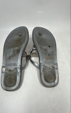 Load image into Gallery viewer, Michael Kors Womens Gray Slip-On Cork Flat Thong Sandals Size 8