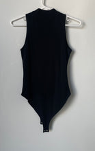 Load image into Gallery viewer, Forever 21 Womens Black Sleeveless Mock Neck Stretch Bodysuit Top Size S