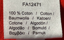 Load image into Gallery viewer, Lacoste Mens Red Cotton Short Sleeve V-Neck Regular Fit Pullover T-Shirt Size L