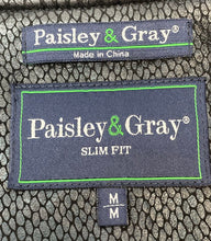 Load image into Gallery viewer, Paisley & Gray Mens Black Snake Embossed Faux Leather Slim Fit Bomber Jacket M