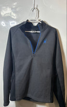 Load image into Gallery viewer, Spyder Mens Gray Mock Neck Long Sleeve 1/4 Zip Pullover Sweater Size Medium