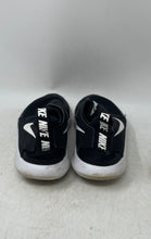 Load image into Gallery viewer, Nike Boys Flex Runner AT4662-001 Black White Slip-On Sneakers Shoes Size 6Y