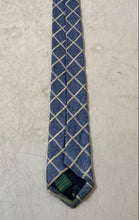 Load image into Gallery viewer, Zadi Andrews Mens Blue Geometric Silk Adjustable Formal Pointed Tie One Size