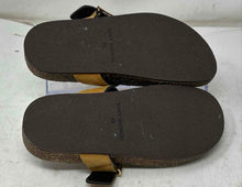 Load image into Gallery viewer, Authentic Tory Burch Womens Brown Leather Thong Sandals Size 4.5M Damaged