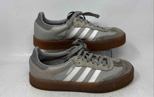 Load image into Gallery viewer, Adidas Womens Sambae Gray Low Top Lace-Up Platform Sneaker Shoes Size 11