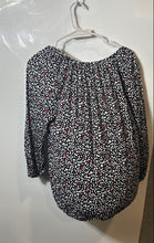 Load image into Gallery viewer, Michael Kors Womens Multicolor Printed Long Sleeve Round Neck Blouse Top Size S