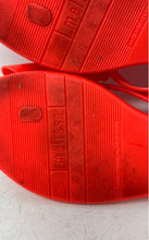 Load image into Gallery viewer, Melissa Womens Harmonic Bow II Orange Open Toe Slip-On Flip Flop Sandals Size 7