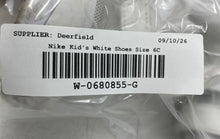 Load image into Gallery viewer, Nike Kids Star Runner 2 AT1803-014 White Hook & Loop Sneaker Shoes Size 6C