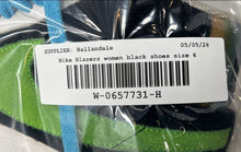 Load image into Gallery viewer, Nike Womens Blazer Mid 6.0 342256-031 Black Lace-Up Mid Top Sneakers Shoes Sz 6