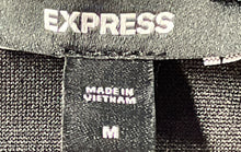 Load image into Gallery viewer, Express Womens Black Long Sleeve Double-Breasted One Button Blazer Sz M With Tag