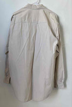 Load image into Gallery viewer, DKNY Mens Beige Cotton Super 100's 2Ply Long Sleeve Dress Shirt Size 17 34/35