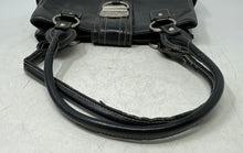 Load image into Gallery viewer, LR Womens Black Leather Inner Pockets Double Handle Shoulder Bag