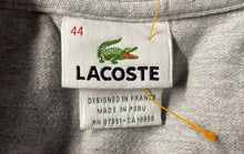 Load image into Gallery viewer, Lacoste Womens Light Gray Spread Collar Short Sleeve Stretch Polo Shirt Size 44