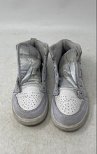 Load image into Gallery viewer, Nike Kids Air Jordan 1 Mid FD8781-400 White Blue Sneaker Shoes Size 11C No Laces