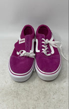 Load image into Gallery viewer, Vans Womens Ward Off The Wall 721356 Pink White Lace-Up Sneaker Shoes Size 10.5