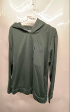 Load image into Gallery viewer, Adidas Mens Green Long Sleeve Kangaroo Pocket Fleece Pullover Hoodie Size Large