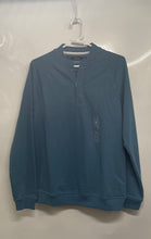 Load image into Gallery viewer, Alfani Mens Blue Long Sleeve Henley Neck Pullover Sweatshirt Size Small