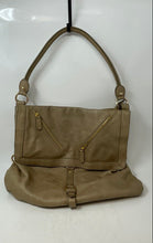 Load image into Gallery viewer, Sabina New York Womens Light Brown Genuine Leather Zipper Pockets Shoulder Bag