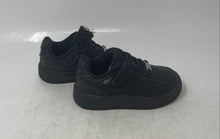 Load image into Gallery viewer, Nike Kids Air Force 1 Low FN0237-001 Black Leather Sneakers Shoes Size 8C