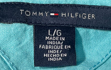 Load image into Gallery viewer, Tommy Hilfiger Womens Light Blue Cotton Long Sleeve Button-Up Shirt Size Large