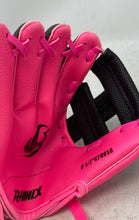 Load image into Gallery viewer, Phinix Unisex Kids Pink Black Leather 8.5 Inch Professional Baseball Glove