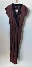 Load image into Gallery viewer, Armani Exchange Womens Pink & Navy Blue One-Piece Jumpsuit Size 0 Missing Belt
