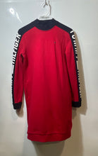 Load image into Gallery viewer, Tommy Hilfiger Sports Womens Red Knee Length Sweatshirt Dress Size XS