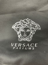 Load image into Gallery viewer, Versace Parfums Unisex Black Adjustable Strap Shoulder Backpack Stained