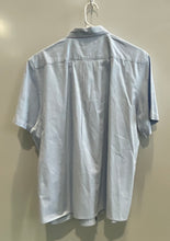 Load image into Gallery viewer, U.S. Polo Assn. Mens Blue White Collared Short Sleeve Button-Up Shirt Size XL