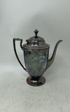 Load image into Gallery viewer, Antique Vintage Oxford Silver-Tone Pedestal Base Hinged Lidded Tea Coffee Pot