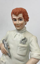 Load image into Gallery viewer, Lefton & Flambro Porcelain 2 Pcs Dentist & Emmett Kelly Figurines Set With Tag