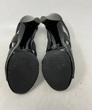 Load image into Gallery viewer, Michael Kors Womens Berkley Black Leather T-Strap Platform Sandals Size 8M