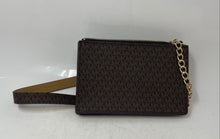 Load image into Gallery viewer, Michael Kors Womens 554131 Brown Signature Print Belt Bag & Fanny Pack