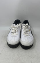 Load image into Gallery viewer, Puma Mens Roma Basic 353572-04 White Black Leather Lace-Up Sneaker Shoes Size 13