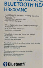 Load image into Gallery viewer, VSeven Audio WRLS Bluetooth Stereo ANC Headphones Model HB800ANC Factory Sealed