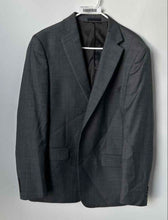 Load image into Gallery viewer, Calvin Klein Mens Gray Slim Fit Notch Lapel Single-Breasted Blazer Size 44R