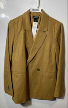 Load image into Gallery viewer, Lindex Womens Khaki Long Sleeve Notch Lapel Double-Breasted Blazer Size XS w/Tag