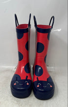 Load image into Gallery viewer, Western Chief Girls Carter's Ladybug Red Navy Blue Pull-On Rain Boots Size 2