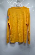 Load image into Gallery viewer, Psycho Bunny Mens Yellow Graphic Print Long Sleeve Round Neck T-Shirt Size 6