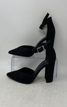 Load image into Gallery viewer, Express Womens Black Pointed Toe Adjustable Ankle Strap Heels Size 7