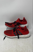 Load image into Gallery viewer, Adidas Boys Swift Run CG6937 Red Black Lace-Up Low Top Sneakers Shoes Size 4.5