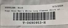Load image into Gallery viewer, Hugo Boss Mens White Long Sleeve Regular Fit Two Ply Dress Shirt Size 16 32/33
