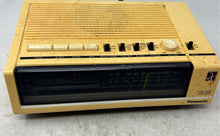 Load image into Gallery viewer, Vintage Panasonic RC-6050 Beige AM/FM Digital Alarm Clock Radio Not Tested