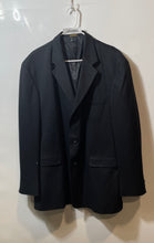 Load image into Gallery viewer, J. Ferrar Mens Black Long Sleeve Notch Single-Breasted Two Button Blazer Sz 46R