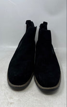 Load image into Gallery viewer, Bruno Marc Mens Black Suede Pull-On Round Toe Ankle Chelsea Boots Size 15