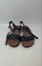 Load image into Gallery viewer, Steve Madden Womens Dina Brown Black Leather Ankle Strap Sandals Size 7