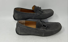 Load image into Gallery viewer, Alfani Mens James Gray Leather Square Toe Slip-On Loafer Shoes Size 7 M
