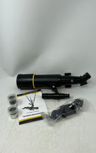 Load image into Gallery viewer, Horax Black 70mm Aperture 400mm Refractor Telescope In Backpack