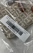 Load image into Gallery viewer, Tommy Hilfiger Womens Brown And Tan Monogram Plaque Wristlet Wallet With Tags